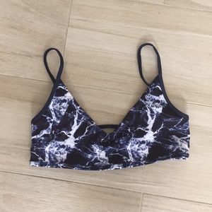 Vie Active Marble Sports Bra